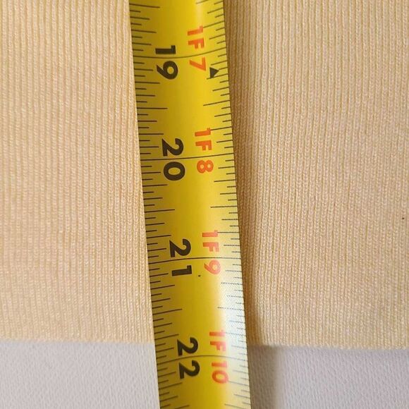 J Crew Light Yellow Mockneck Sweater Size L - Picture 7 of 13